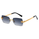 (6 PACK) Wholesale Sunglasses 2023 - BulkSunglassesWholesale.com - Gold Frame Gradient Black